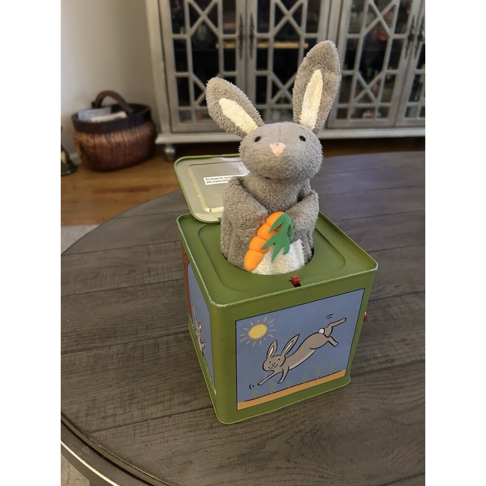 Jack Rabbit-In-The-Box Toy By Jack Rabbit Creations 2003 Vintage - Picture 3 of 4